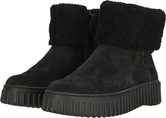 CLARKS Torhill Svart Med Rand Linjesida på
