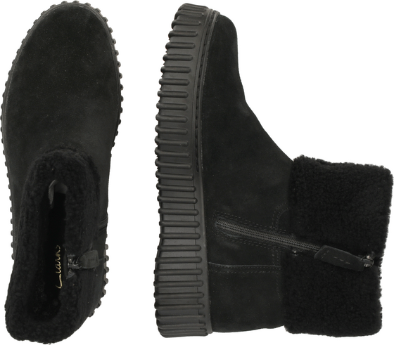 CLARKS Torhill Svart Med Rand Linjesida på