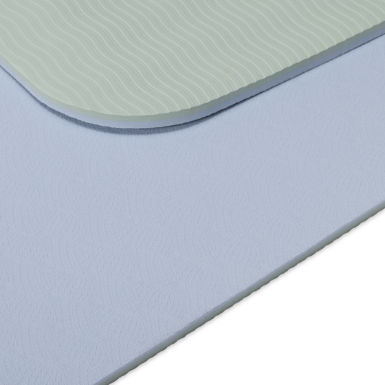 GAIAM Tpe Chambray Sea Salt Yoga Mat 6mm på