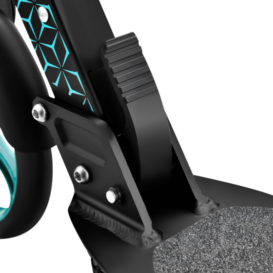 NORTHIX Turquoise Kick Scooter, Adjustable Height, Foldable Design på