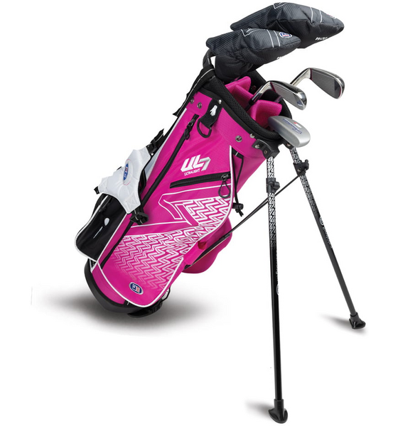 US KIDS Us Kids Ul7 51 5 Club Stand Set, All Graphite, Pink/white/blk Bag på
