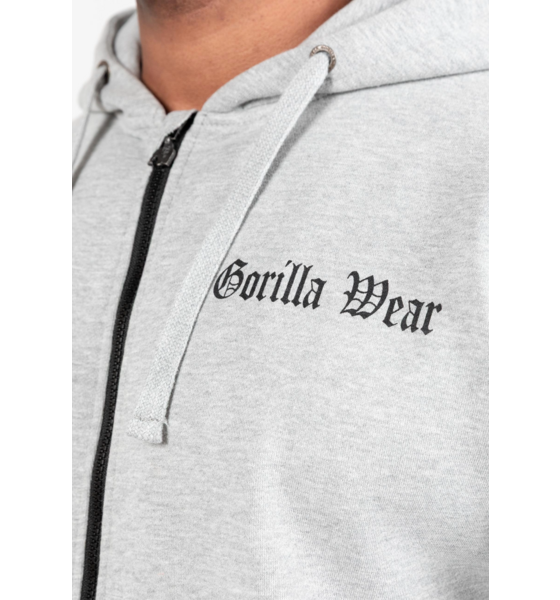 GORILLA WEAR Utah Zipped Hoodie på