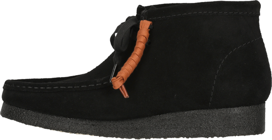 CLARKS ORIGINALS Wallabee Boot Black Sde på
