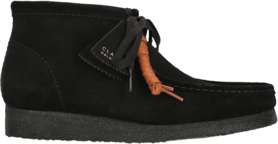 CLARKS ORIGINALS Wallabee Boot Black Sde på