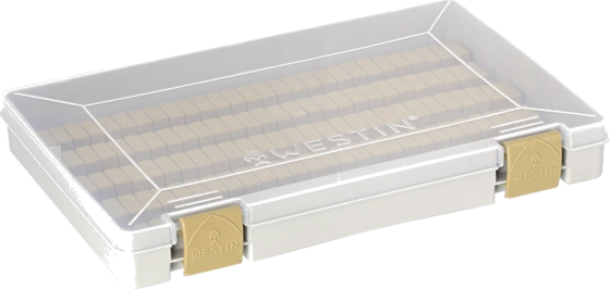 WESTIN Westin W3 Jig Box (135 Slots) 27,4x18x4cm M Grey/clear på