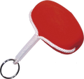 WIGGLER Wiggler Floating Keyring Red Fluo på