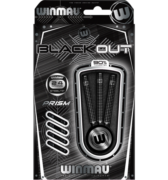 WINMAU Winmau Blackout Steel Tip Darts 24gr på