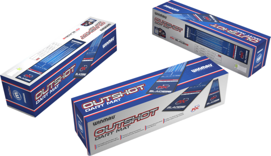 WINMAU Winmau Dart Mat Outshot Soft på