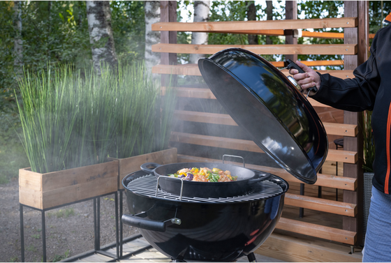 MUSTANG Wokpanna I Gjutjärn Multigrill 30 Cm på
