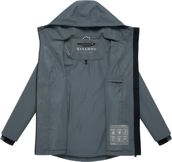 NAVAHOO Women Spring Jacket Blumentanz på