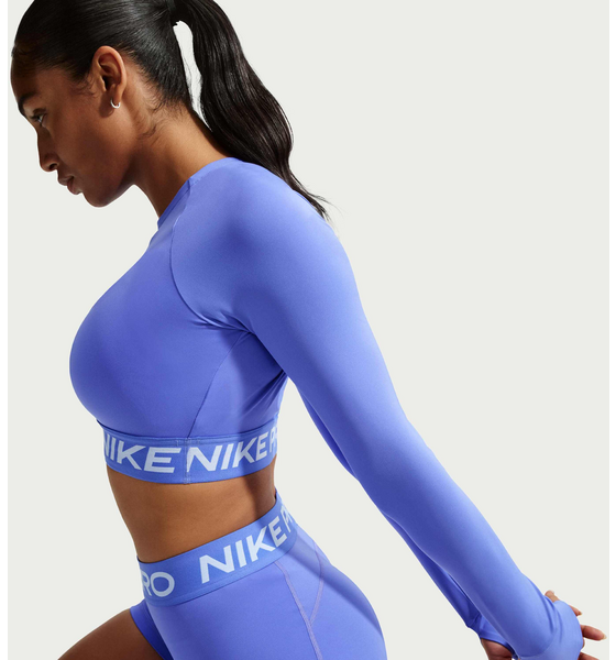NIKE Women's Dri-fit Cropped Long-sleeve Top Pro på
