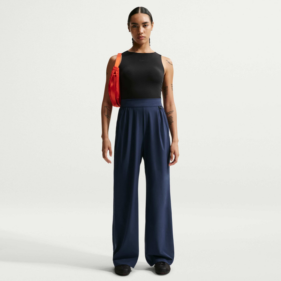 NIKE Women's Dri-fit High-waisted Loose Wide-leg Trousers 24.7 Perfectstretch på