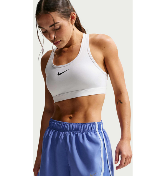 NIKE Women's Dri-fit Mid-rise Brief-lined Running Shorts Tempo på