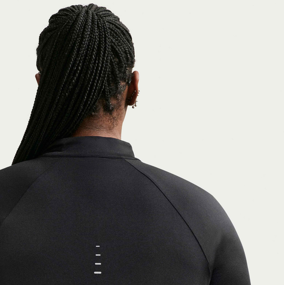 NIKE Women's Dri-fit Uv 1/4-zip Running Top (plus Size) Swift på