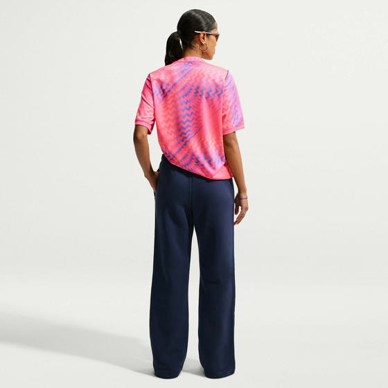 NIKE Women's Mid-rise Open-hem Trousers Studio Fleece Medium Weight på