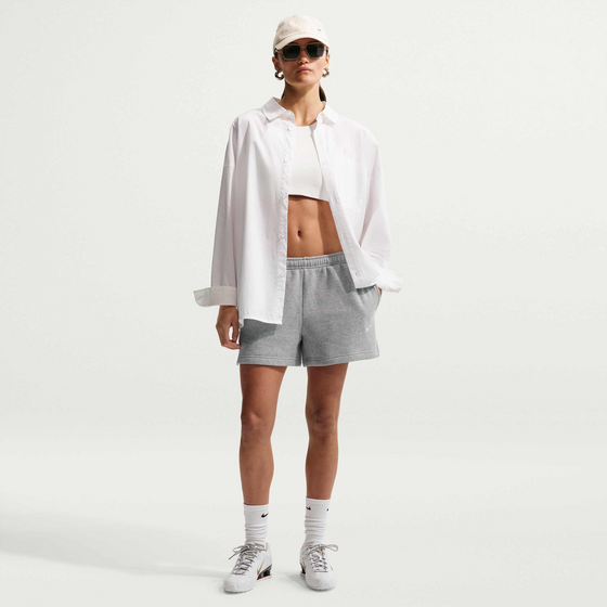 NIKE Women's Mid-rise Shorts Studio Fleece Medium Weight på