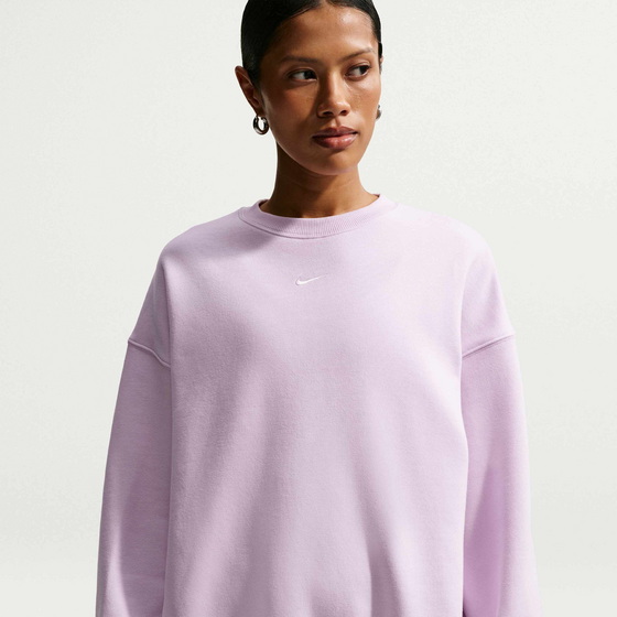 NIKE Women's Oversized Crew-neck Sweatshirt Studio Fleece Medium Weight på