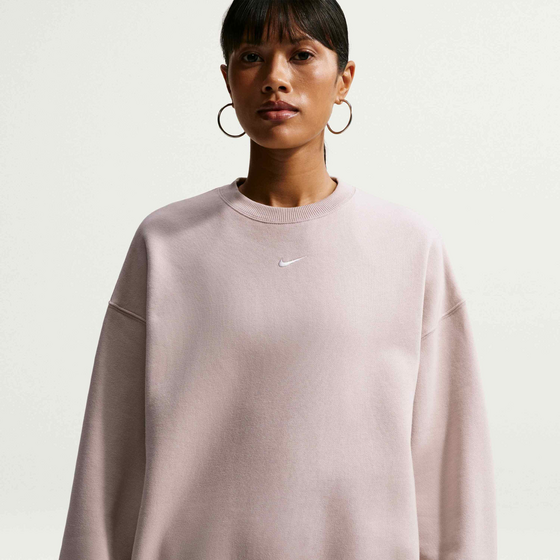 NIKE Women's Oversized Crew-neck Sweatshirt Studio Fleece Medium Weight på