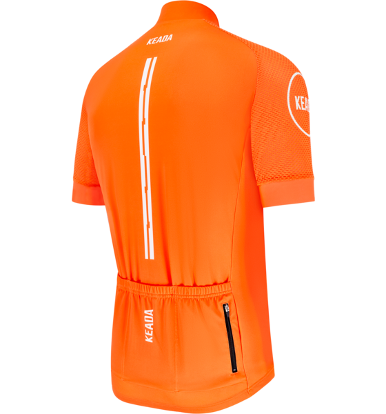 KEADA SPORTS Womens Essential Short Sleeved Cycling Jersey - Orange på