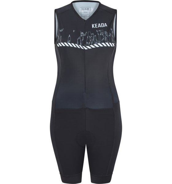 KEADA SPORTS Womens Sleeveless Trisuit - Signal One på