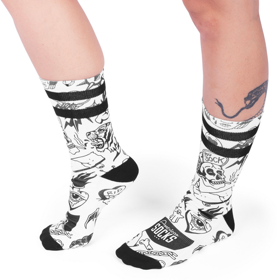 AMERICAN SOCKS Worth It - Mid High på