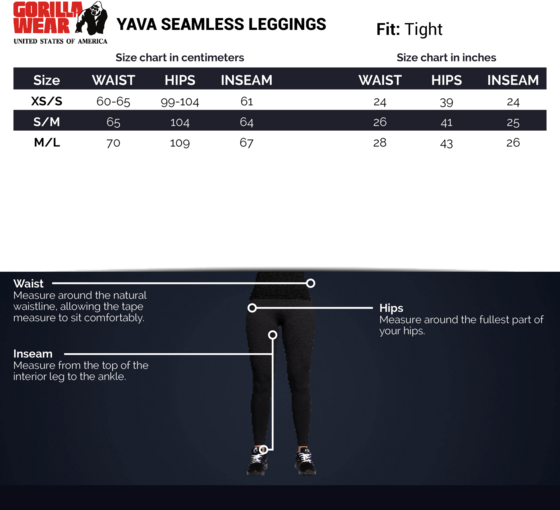 GORILLA WEAR Yava Seamless Leggings på