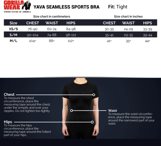 GORILLA WEAR Yava Seamless Sport Bra på