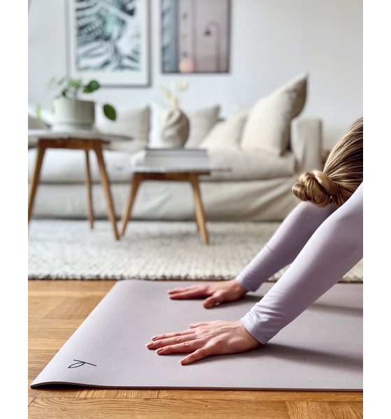 YOGIRAJ Yogamatta Natural Practice Mat 4 Mm på