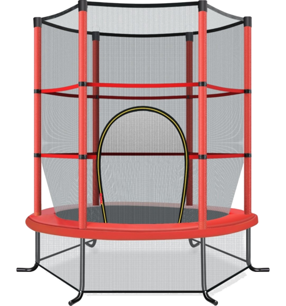 NORTHIX Ø140cm Garden Trampoline With Safety Net Trampoline Can Hold Up To 135kg For Children Aged 3 And Ove på