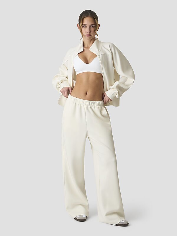 ICANIWILL W CONTRAST STRAIGHT LEG PANTS på