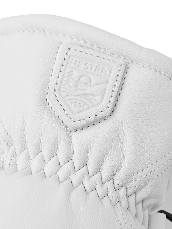 HESTRA W Leather Box Mitt på