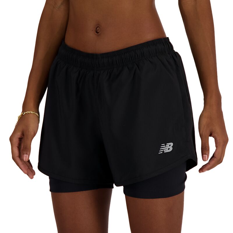 NEW BALANCE W 2 In 1 Short 3 Inch på