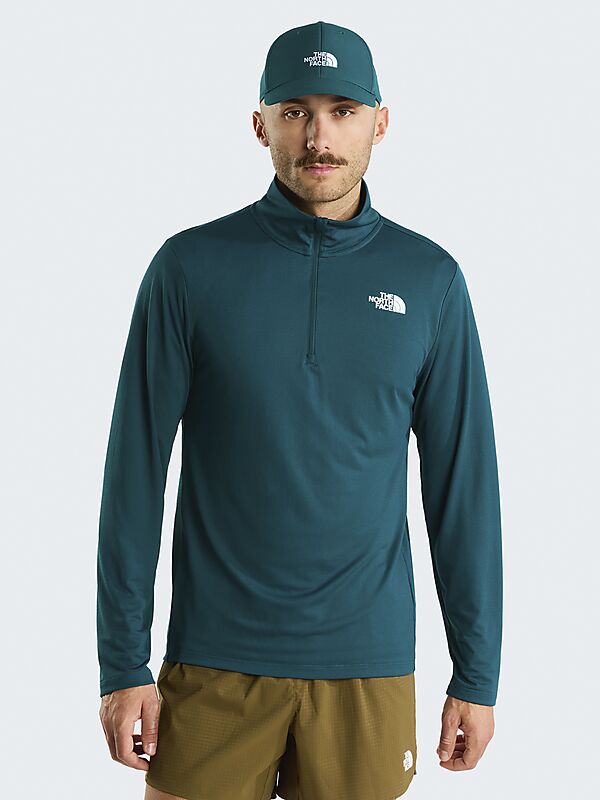 THE NORTH FACE M 24/7 1/4 ZIP TEE på