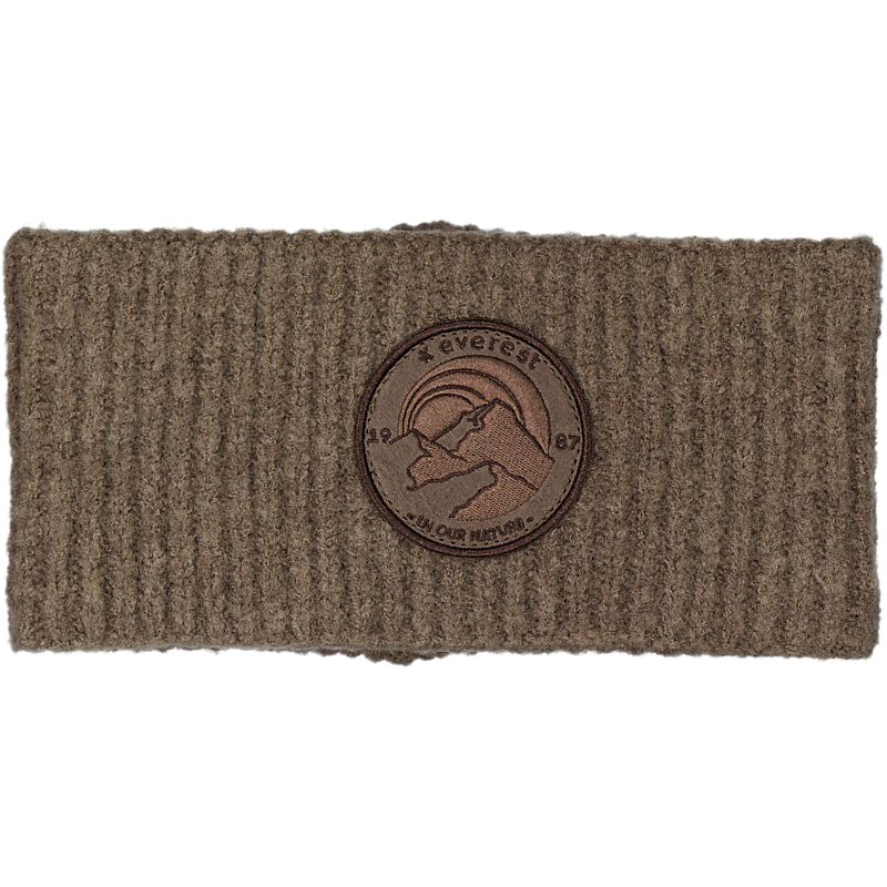 EVEREST Heavy Knit Badge Headband på