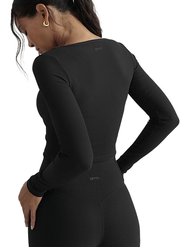 AIM´N Ribbed Performance Zipped Cardigan på