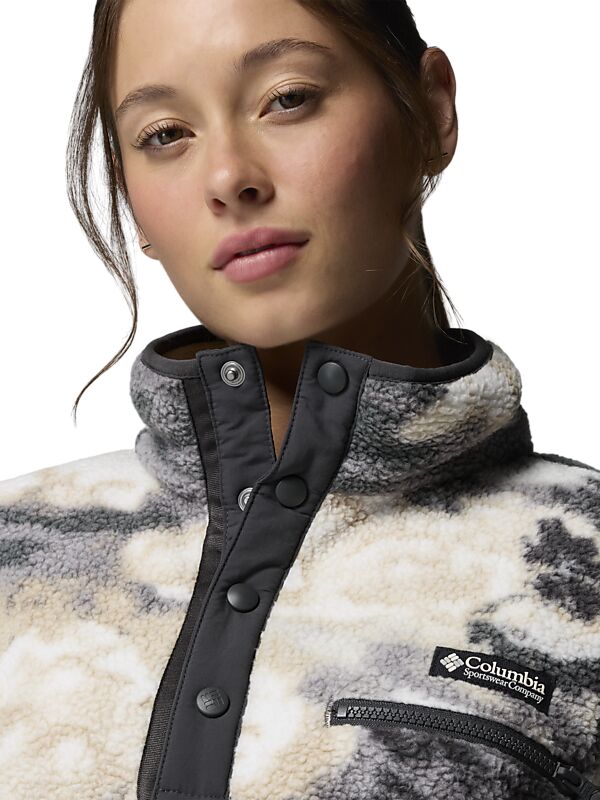 COLUMBIA W Helvetia™ Ii Printed Cropped Half Snap på