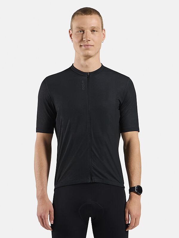 ODLO Essential T-Shirt S/U Collar S/S Full Zip på