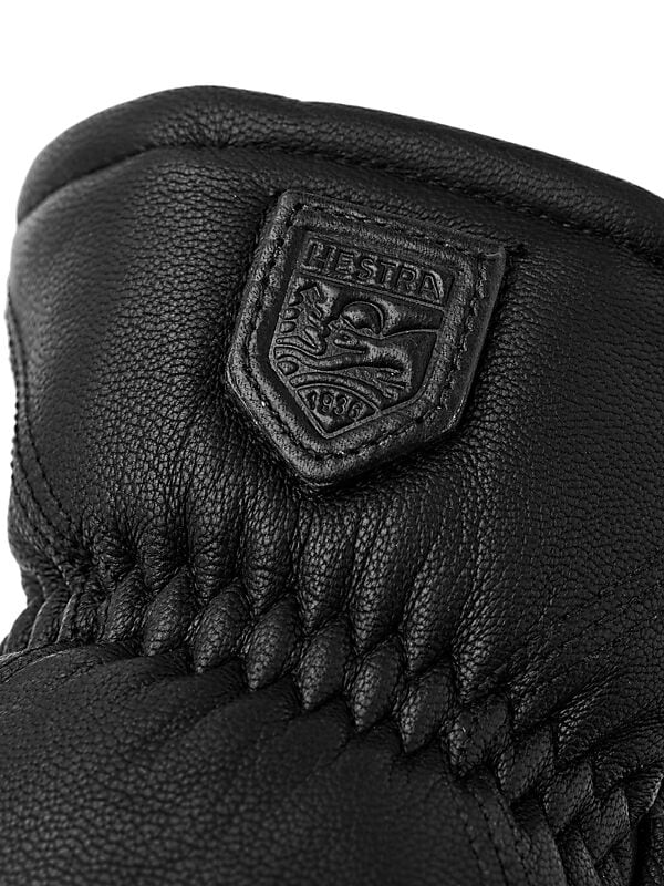 HESTRA W Leather Box Mitt på