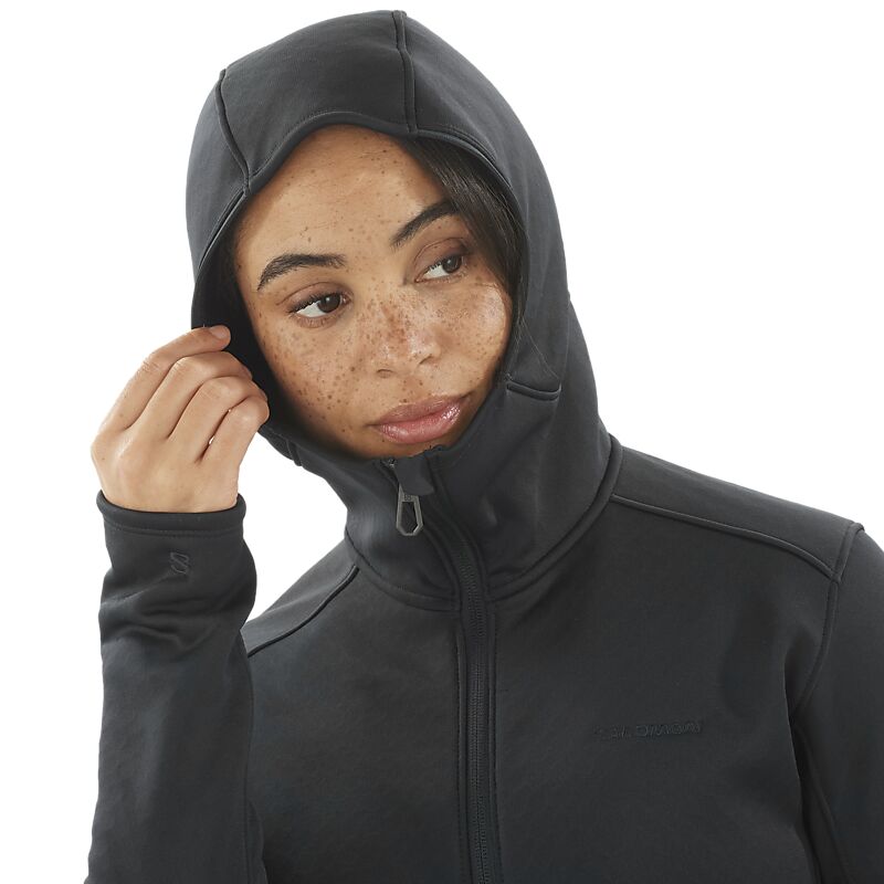 SALOMON Sntial Midfleece Fz Hd W på