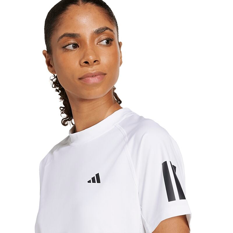 ADIDAS W Club 3-stripe Tee på