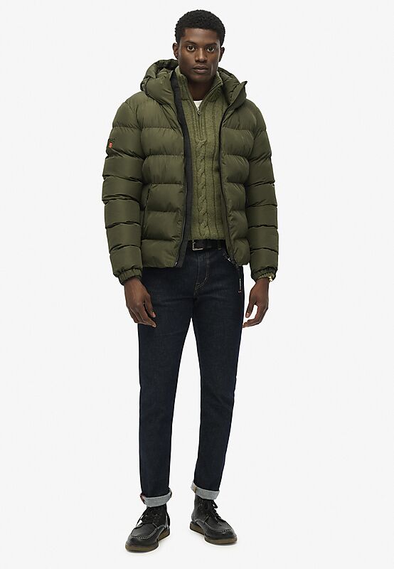 SUPERDRY M Hood Sport Puff Jkt på