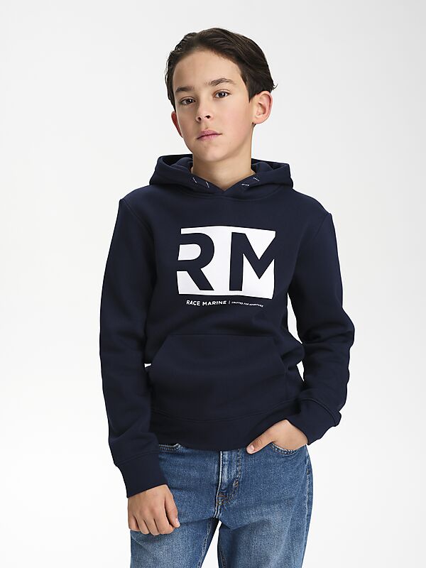 RACE MARINE J RACE LOGO HOOD på