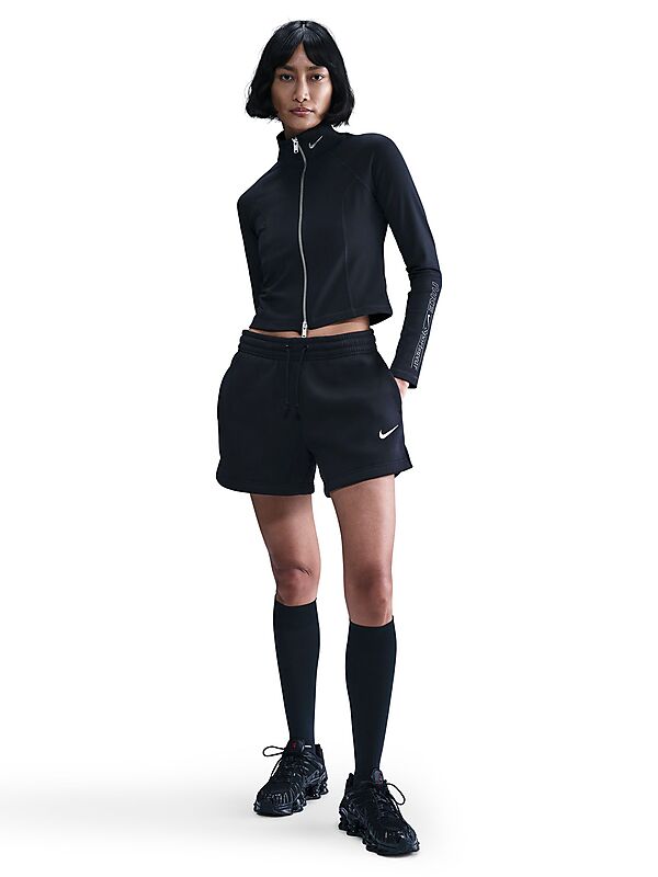 NIKE W PHOENIX FLEECE MR STD 4IN SHRT på