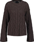 RACE MARINE W CABLE KNIT SWEATER på