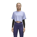 CASALL Laser Mesh Crop Tee på