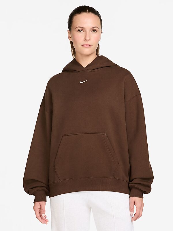 NIKE W STUDIO FLEECE OVERSIZE PO HOODIE på