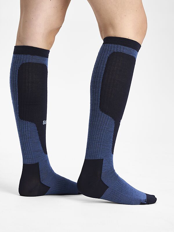 SEGER RACE LIGHT WOOL COMPRESSION SKI SOCK på