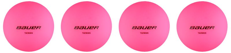 BAUER Hockey Ball Cool Pink 4 Pack på